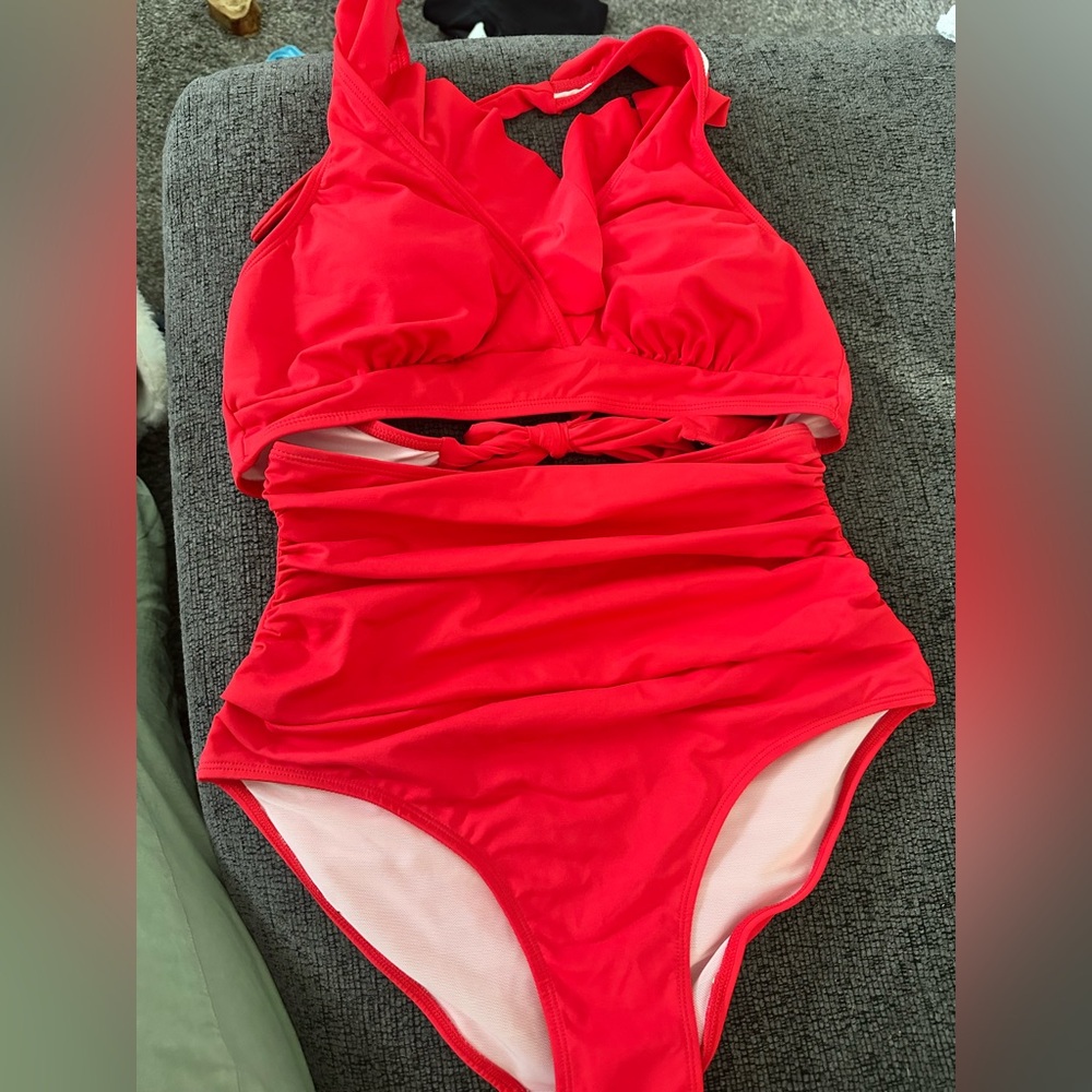 Cupshe Red Bikini Swimwear